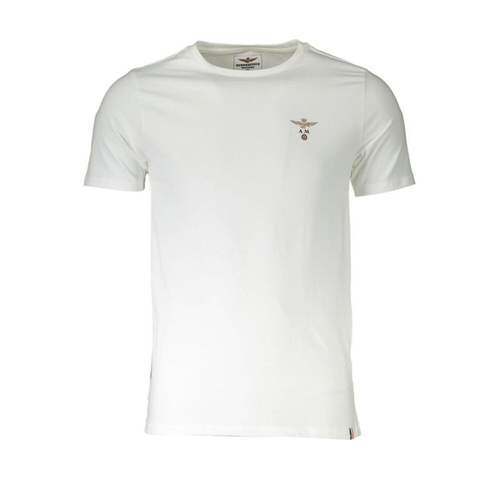 Aeronautica Militare White Cotton Men's Men's T-Shirt